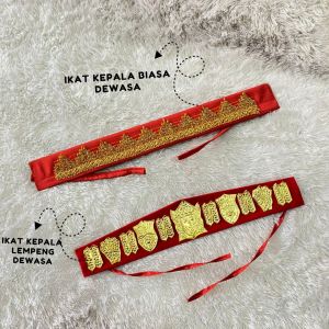 Sortali Ikat Kepala - Aksesoris Kepala Adat Batak - Dewasa & Anak / K P
