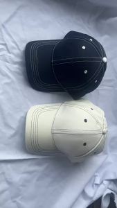 [ Sản phẩm bán chạy ] Tùy chỉnh trống không kèm vận chuyển từ Trung Quốc LOGO Mũ lưỡi trai cotton mũ nắng quảng cáo mũ lưỡi trai màu trơn đường khâu tương phản k1