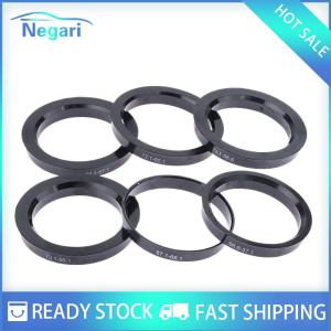 NG Motor✨ COD ✨ Car 4 chiếc xe nhựa bánh xe trung tâm vòng trung tâm trung tâm khoan 66.6-57.1 67.1-60.1 67.1-66.1 73.1-56.1 73.1-56.6 73.1-57.1 73.1-60.1 Đen