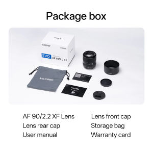 Viltrox AF 90mm F2.2 EVO APS-C Lens (Fujifilm X / Nikon Z / Sony E Mount) (90 F/2.2)