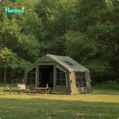 footful Transparent Inflatable Camping Tent with Pump Waterproof Air Tent Spacious Camping Cabin Stargazing for Backyard
