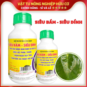 Bám dính sinh học | Hạn chế rửa trôi | Tăng cường hiệu lực nông dược | Chai 500 ml