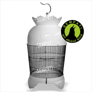 SEMPATI Sangkar Kandang Burung Perkutut Import Fullset Gantungan Pion Mahkota Klem Cepuk Ansang Sangkar Burung Puter Tekukur Derkuku