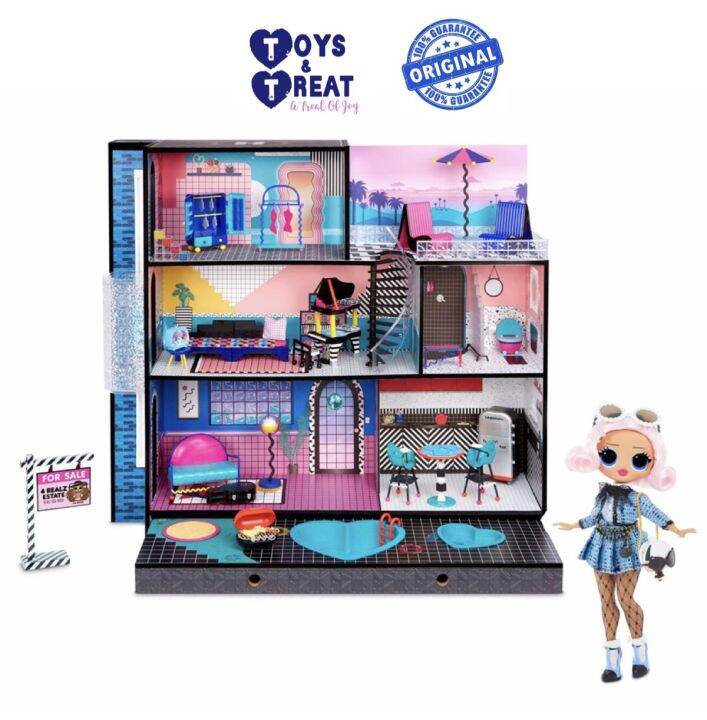 L.O.L. Surprise Home Sweet Home with Doll Wood Doll House with