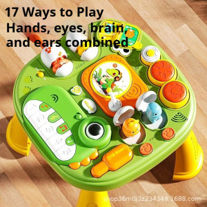Khối Bận rộn Montessori Cho Bé Trai Gái 0-3 Tuổi Đồ Chơi Thông Minh Trí Tuệ Busy Cube