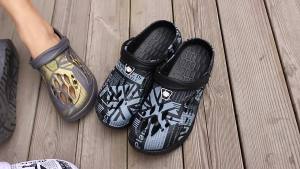 2025 Summer Large Size 4849 Mens Outdoor Casual Clogs Closed-Toe Soft Sole Beach Shoes