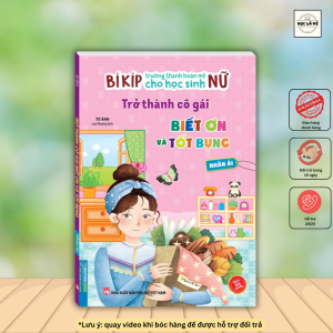 sách - combo 2c Bí kíp trưởng thành cho học sinh nữ - Nhân ái + nỗ lực