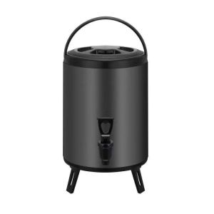 SG Fast Delivery Milk tea bucket stainless steel double insulation bucket with faucet hot and cold thermos water jug