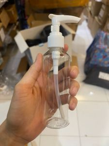 Botol kosong plastik PET plastic empty bottle(1pc)press/duckmouth PUMP(gel) hand-wash/shampoo/hand lotion travel refillable containers accessories鸭嘴按压分装瓶