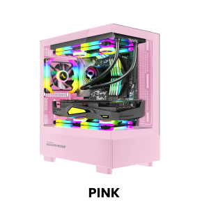 Armaggeddon Aquaron Duplex MATX Gaming PC Chassis with Tempered Glass Side Panel