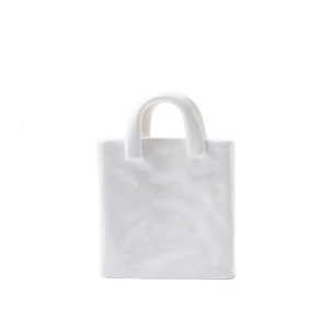 Artistic Purse Shape Vases Vintage Resins Craft Handbag Styles Flower Pot For Florals Office Desktop Display