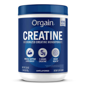 Orgain Creatine Micronized Creatine Monohydrate (135 Lần Dùng) – Tăng sức mạnh cơ bắp phục hồi nhanh và hỗ trợ sức khỏe não bộ