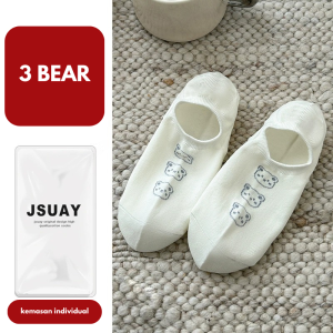 ZJ2426 Kaos Kaki Wanita Pendek Bawah Mata Kaki Katun Abg Lucu Karakter Korean Women Hidden Ankle Socks Cute Kaos Kaki Katun Premium