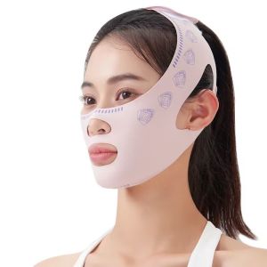 V Face Lift Band Anti Gravity Facial Slimming Strap Firming Jawline Contouring Elastic Mask Adjustable Use