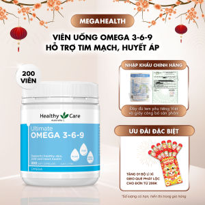 Healthy Care Omega 3-6-9 Ultimate  – Hỗ Trợ Tim Mạch Huyết Áp & Mỡ Máu