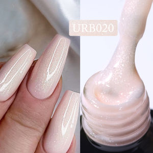 UR SUGAR 7ml Milky Jelly White Pink Transparent Color Rubber Base Gel Gel Nail UV Polish Nail Camouflage Soak Off UV LED