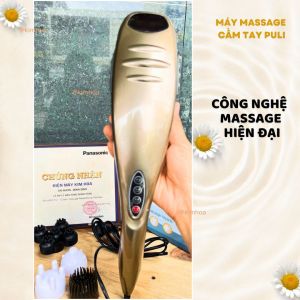 Máy Massage Cầm Tay Cá Mập 6 Đầu Puli PL-610B Cao Cấp - Cán Dài Dễ Cầm Nắm