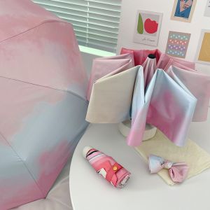 INNEWIN Siêu nhẹ Ô dù bỏ túi Bảo vệ khỏi tia cực tím Gấp lại Ô che nắng Di động Mini Mùa hè