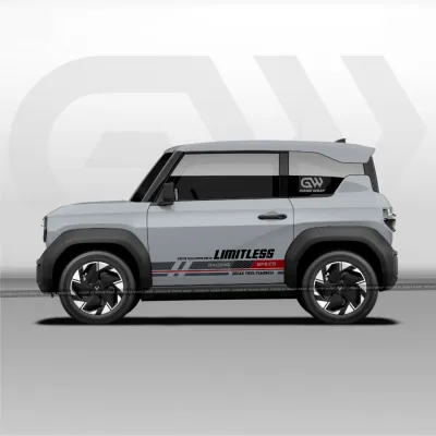 Decal Tem Xe VF3 mẫu đơn giản- Mẫu 048 - Tùy Chỉnh Theo Yêu Cầu - Tem Xe VF3 Đẹp