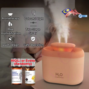 3300ML USB Air Humidifier Double Nozzle H2O Touch Screen Smart Humidifier Aroma Diffuser USB Ultrasonic Diffuser 香薰加湿器