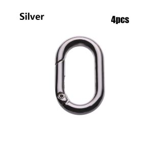 MIRELINA 1/2/4/5pcs High quality Camping Hiking Snap Bottle Hooks Handbags Clips Spring Oval Rings Bag Belt Buckles Outdoor Carabiner