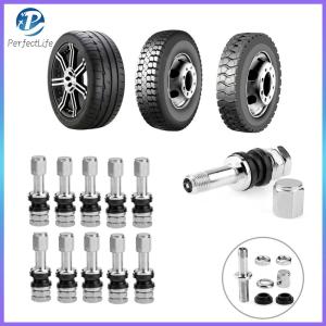 [จัดส่งในพื้นที่] 10 ชิ้น Universal Bolt-in Tubeless ล้อยางวาล์วลำต้นพร้อมหมวกฝุ่น [1-3 วันมาถึง]