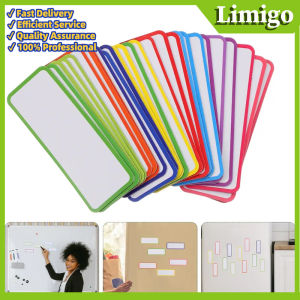 ป้ายสติกเกอร์ป้ายชื่อแม่เหล็กมัลติฟังก์ชัน54ชิ้น/เซ็ตป้ายแม่เหล็กติดตู้เย็นที่สามารถลบได้ปากกามาร์คเกอร์ลบได้ฉลากแห้ง