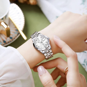 (Fullbox) Đồng Hồ Nữ Veadons Chính_Hãng Cao cấp Dây Kim Loại Bằng Thép Mặt Tròn Chống Nước Thời Trang Công Sở Sang Trọng -Tặng (Pin Dự Phòng Nhẫn hợp Kim của hãng)