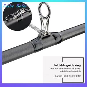 [Feibe Befei] วงแหวนนำเบ็ดตกปลาแบบยืดหดได้ทำจากสเตนเลสสตีลแบบพับได้สายคันเบ็ดนำทางวงแหวนด้านบนแบบทำมือสำหรับซ่อมอุปกรณ์เสริม