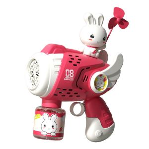 Mainan Anak Bubble Gun Machine Animal Duck Rabbit Gelembung Balon