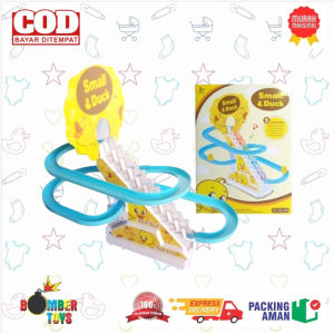 MAINAN ANAK BEBEK NAIK TANGGA Pingguin SMALL DUCK TRACK SELUNCUR TANGGA BEBEK MUSIK LAMPU GARANSI