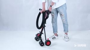 Baby Baby Walking Tool Five-Wheel Baby Carriage Lightweight Folding Tricycle 1-3-6 Baby and Infant-Year-Old Stroller