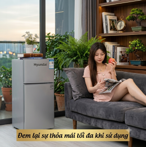 BH 2 NĂM CHÍNH HÃNG - TỦ LẠNH MINI SIÊU TIẾT KIỆM ĐIỆN - INVECTER - KT 38x42x70cm CÔNG SUÁT 65W