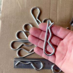 Combo 10 Cái Khóa Chốt Chữ R Siêu To 4 Ly Dài 7.5Cm Chốt Khóa Gồm 10 Cái Chốt Chữ R To 4ly Mạ Kẽm Chống Gỉ Đẹp