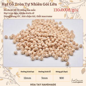 Hạt gỗ tròn tự nhiên gói lớn Giá Cực Tốt.