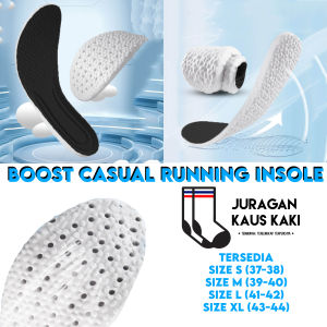 Boost Insole Sport Sneakers Shoe Pad Sol Sepatu Olahraga Empuk