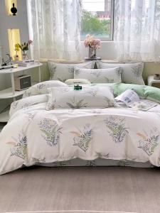 Jie Liya Antibacterial 100% Pure Cotton Quilt Cover Single Piece Xinjiang Long-staple Cotton Full Cotton Quilt Cover Student Dormitory Bed Sheet a Class LZD