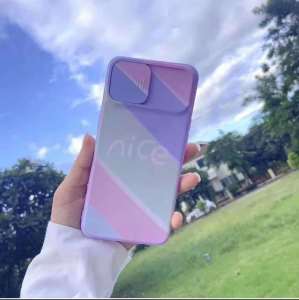 🍰Case Vivo🍰มี4สี เคสสีรุ้งพาสเทลสไลด์ปิดเลนส์กล้อง มาใหม่สำหรับรุ่น Vivo v20y11y12y15y17y12sy20y20se