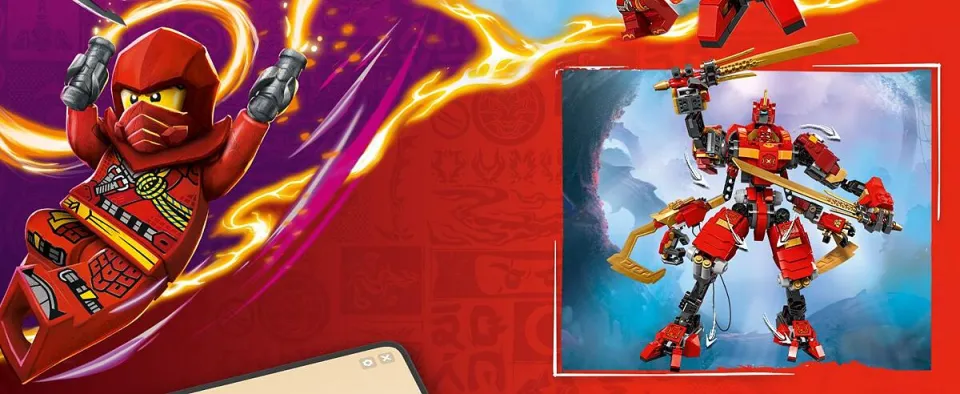 LEGO NINJAGO 71812 Kai's Ninja Climber Mech (623 Pieces) | Lazada