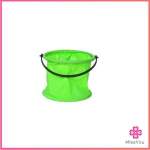 Missyou ถังของเล่นพับได้ เล่นทะเลชายหาด ถังพลาสติก Foldable Buckets
