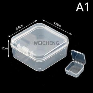 [COD] WEICHENG Mới trong suốt nhựa lưu trữ hộp photocards thẻ nhỏ lưu trữ hộp bàn tổ chức hộp phân loại hộp văn phòng phẩm