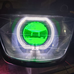 LAMPU DEPAN BILED REFLEKTOR NINJA RR 150 OLD ZX CUSTOM PROJI BILED PAKET LENGKAP