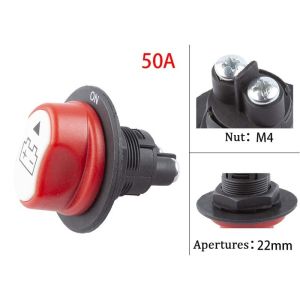 Isolator Aki Mobil 50A 100A Pemutus Aki Mobil Switch Aki Mobil Motor Alat Pemutus Arus Aki Mobil Pemutus Arus Aki Saklar ACCU Mobil