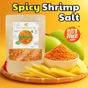 【New】Premium Chili Shrimp Salt 100g250g – Real Dried Shrimp & Chili Blend Great with Fruits and Noodles