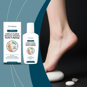 Foot Exfoliating Lotion Gentle Dead Skin Removal + Deep Moisturizing Natural AHA + Botanicals Smooth Feet No Cracks Family-Safe Formula