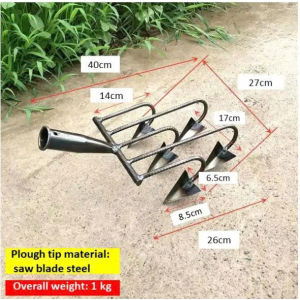 🌱 Cào Xới Đất Làm Vườn 5 Răng – Răng Sắc Bén Dễ Dàng Cắm Sâu Xới Đất Siêu Nhanh