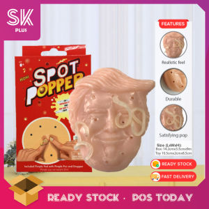 SKPLUS Pimple Popping Face Model Toy Mainan Untuk Squeezing Jerawat Stress Relief And Memicit Blackhead Serta Whitehead - Fulfilled by SKPLUS