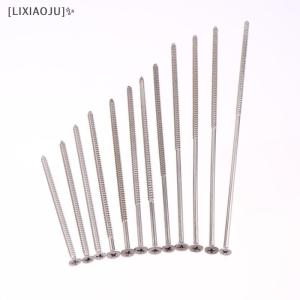 [LIXIAOJU] 5 10Pcs M4 Lengthening Flat Head Tapping Long Wood Screw Stainless Steel Cross Countersunk Head Self Tapping Screws