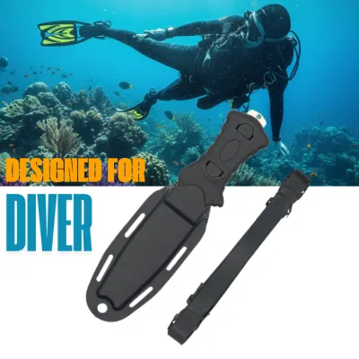 SPEARFISHING SCUBA DIVING KNIFE UNDERWATER RESCUE DIVER TOOL SURVIVAL FULL TANG STAINLESS STEEL OUTDOOR HIKING