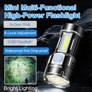 🌹Best Price🌹Mini Multi-Function High-Power Flashlight/ Pressure-Resistant and Shock-Resistant Flashlight/ Large-Capacity Battery Keychain Flashlight/ Magnetic High-Power Flashlight/ Multi-Mode Lighting